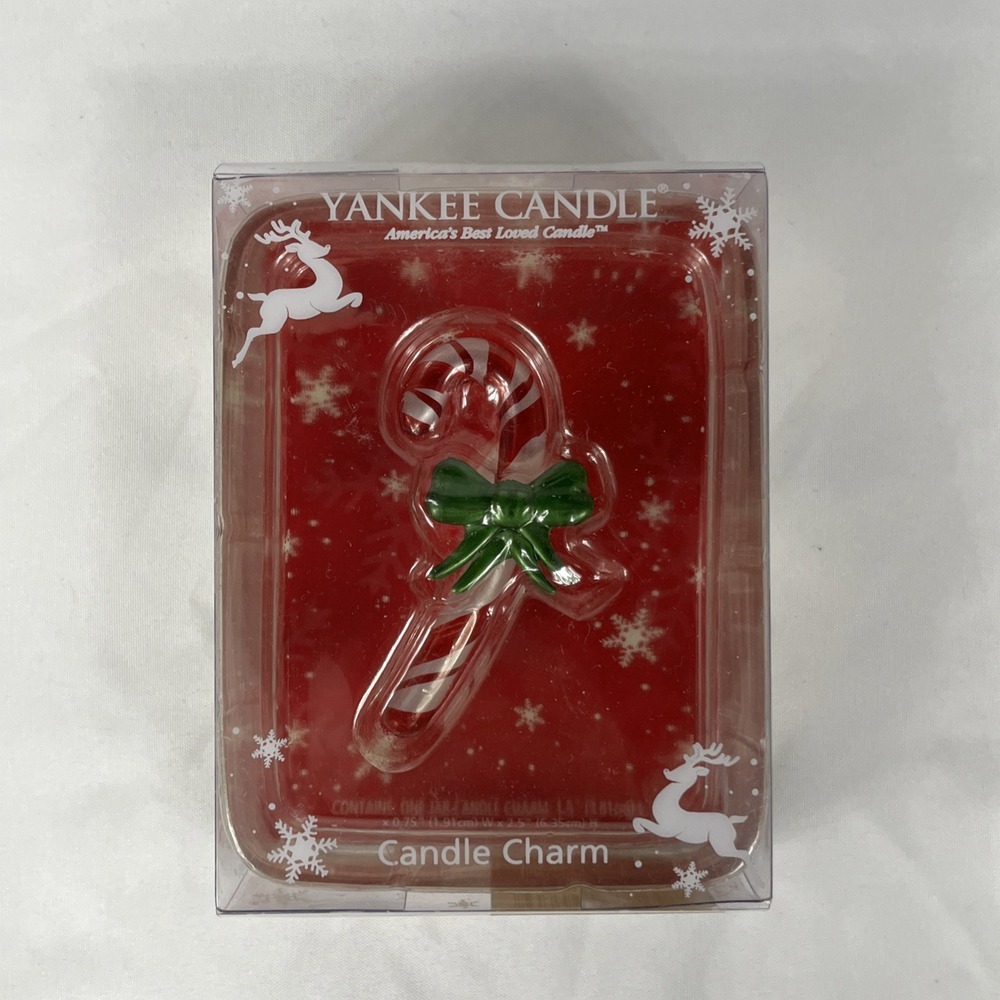 Yankee Candle Candy Cane Jar Charm NIB